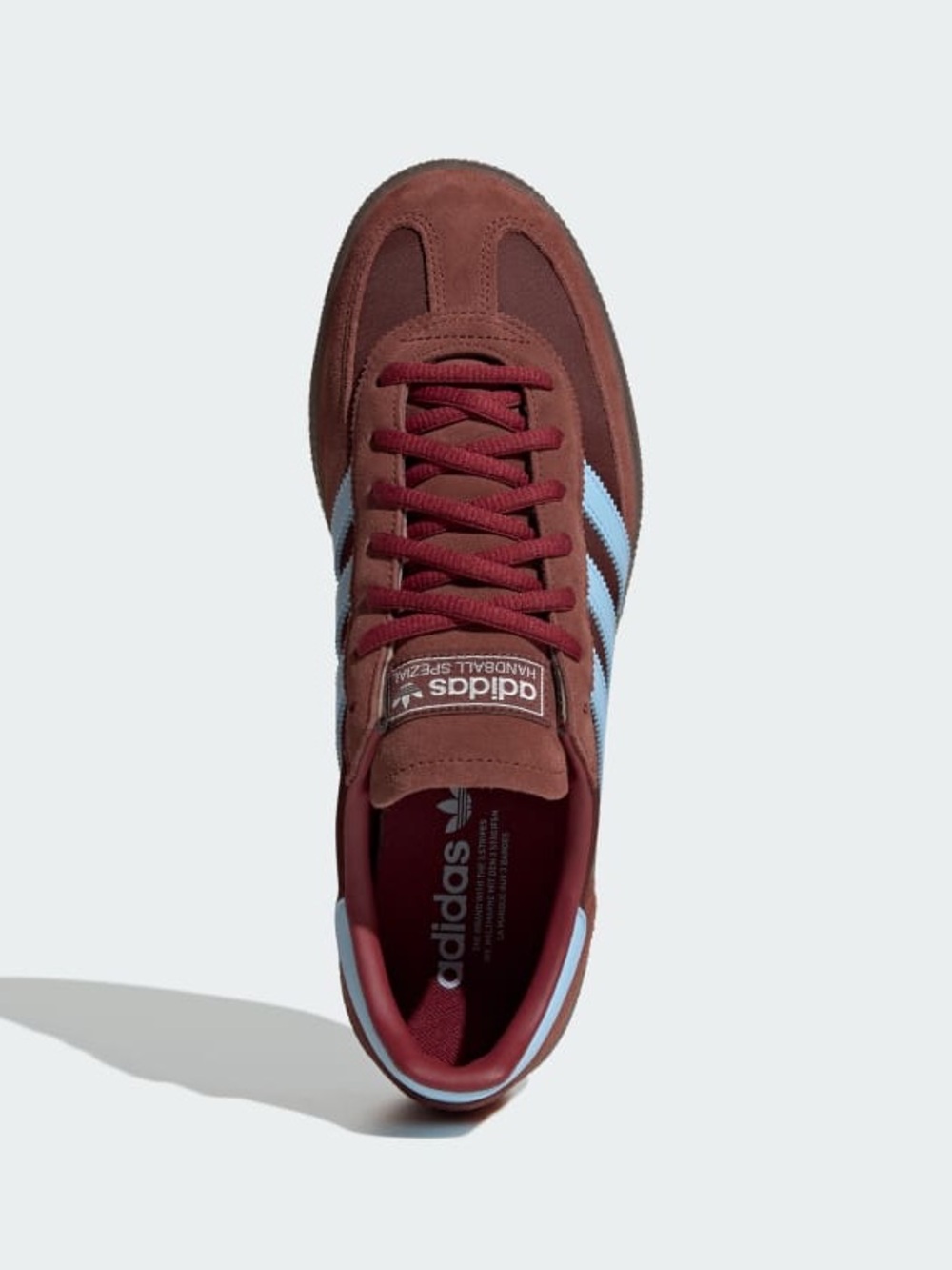 ADIDAS Handball Spezial Sneakers • Size 8W/7M Brown/Sky Blue • NWT TikTok Viral - Picture 5 of 6